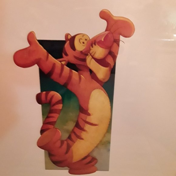 Set of 2 Disney Framed Tigger Piglet Art Prints - Picture 6 of 8
